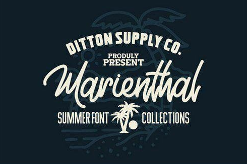 Marienthal Font Bundle + Extras