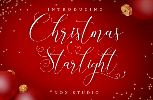 Christmas Starlight Font
