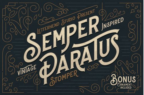 Stomper - A Vintage Display Font 2885384