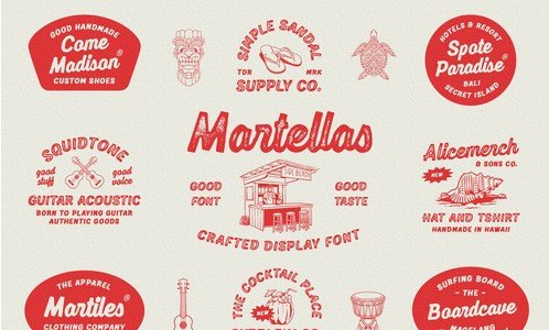 Martellas - Display Font