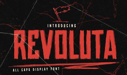 REVOLUTA - All Caps Display Font