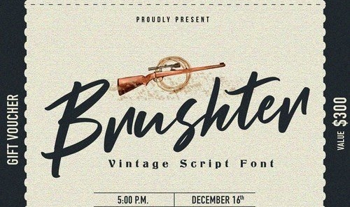 Brushter Stunning Script Font 5415090