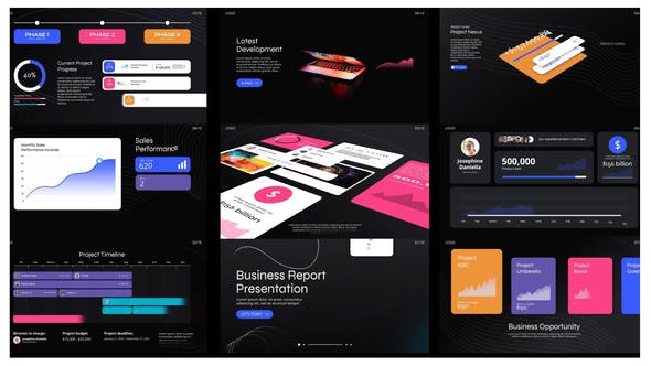 Videohive Bright project business presentation 35548500