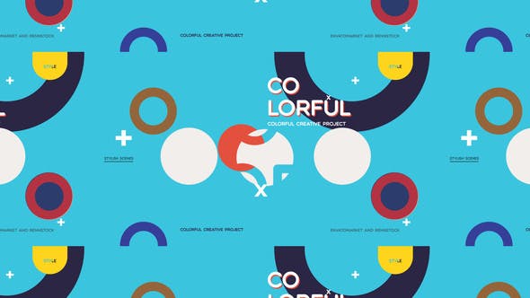 Videohive Abstract Colorful Intro 33280997