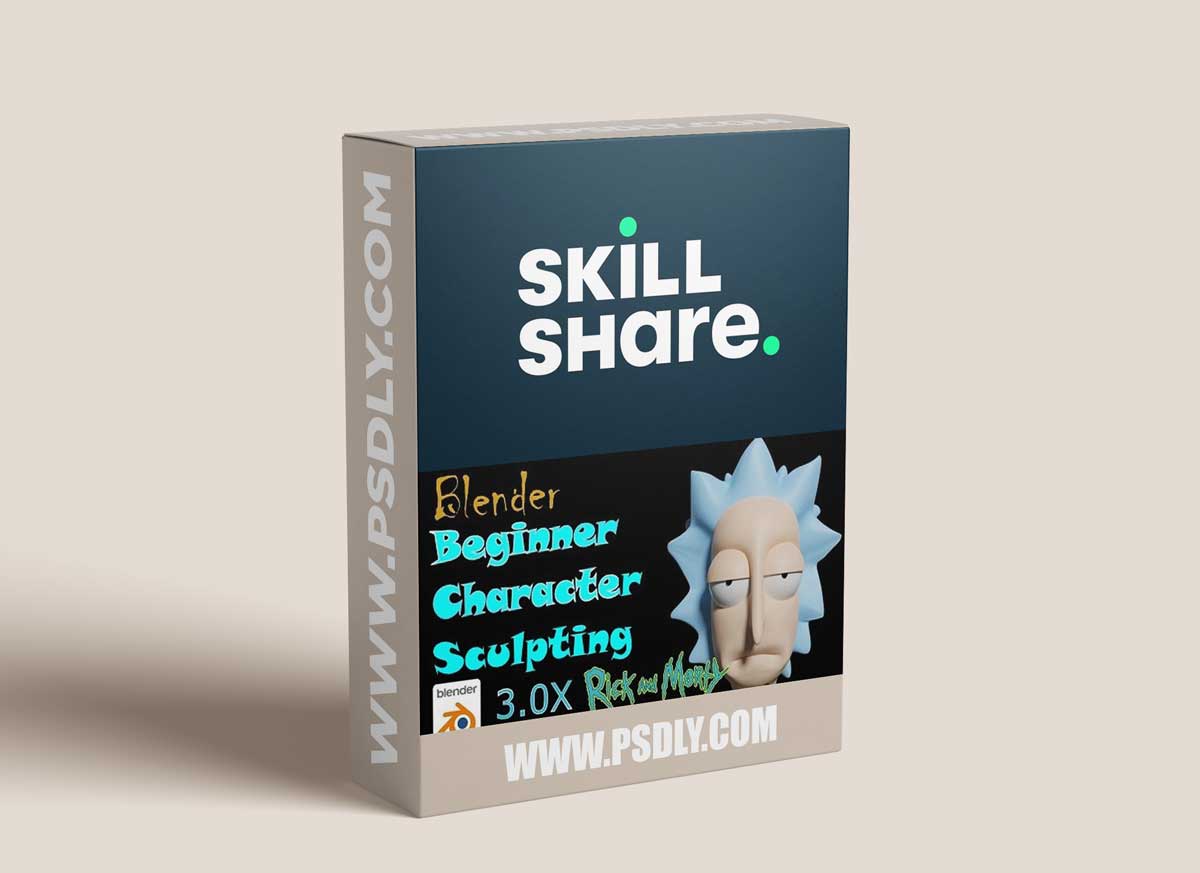 Blender Beginner Character Sculpting Quick and Easy: Rick, Morty, and Jerry