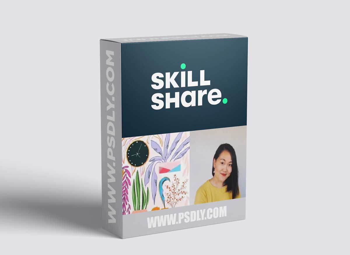 Digital Illustration: Drawing A Vertical Garden on iPad