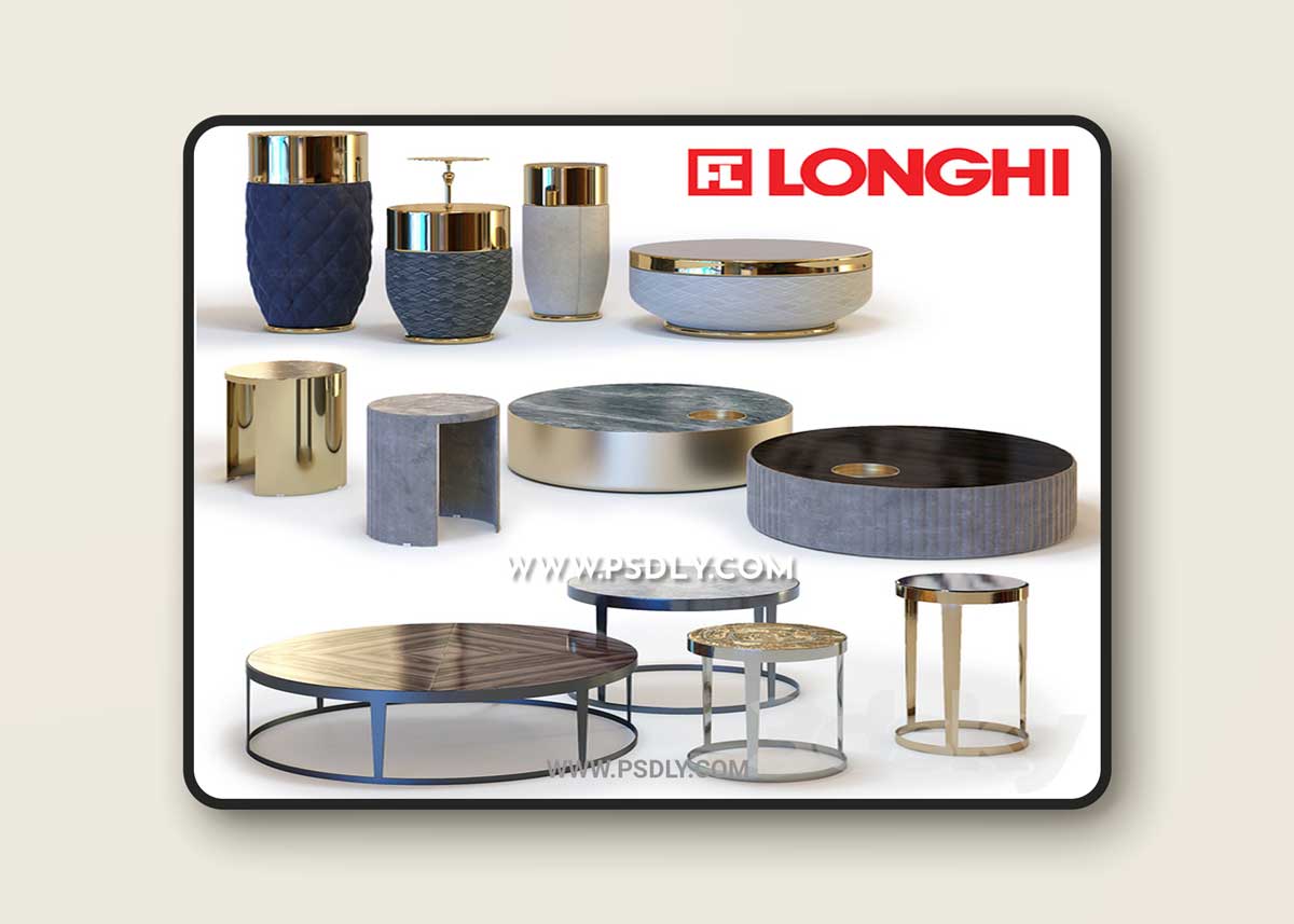 FRATELLI LONGHI Coffee Tables Set 01