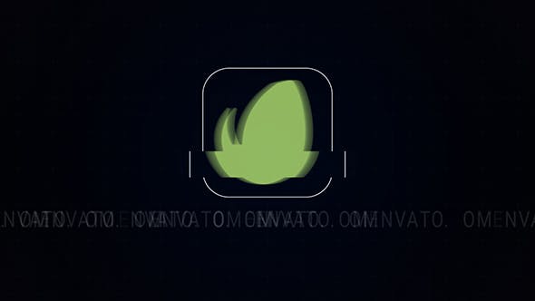 Videohive HUD Logo Glitch 18453445