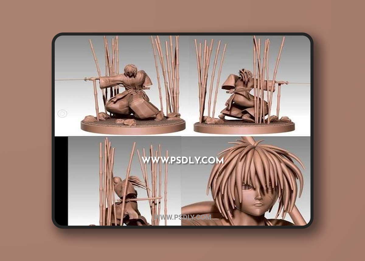 Kenshin Himura Battosai – 3D Print