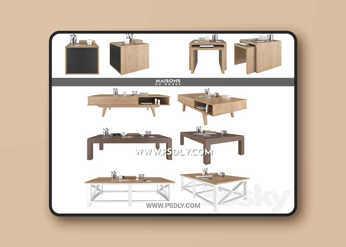 Maisons du Monde | set 18 3D model