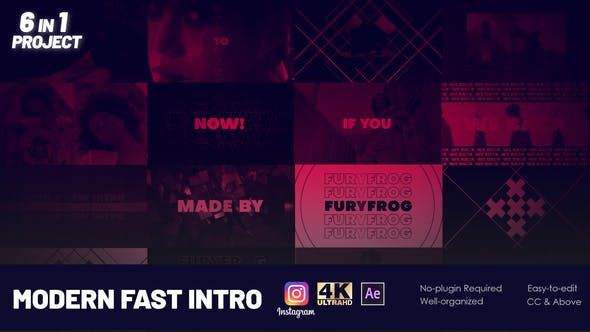 Videohive Modern Fast Intro 30480292