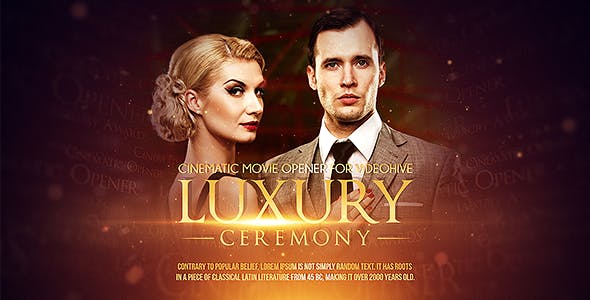 Videohive Luxury Ceremony 11203488