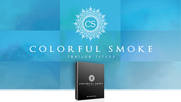 Videohive Colorful Smoke - Trailer Titles 21195565