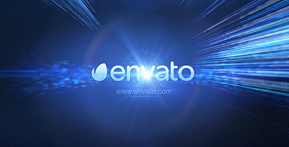 Videohive Line Logo Intro Flare Black 18601491