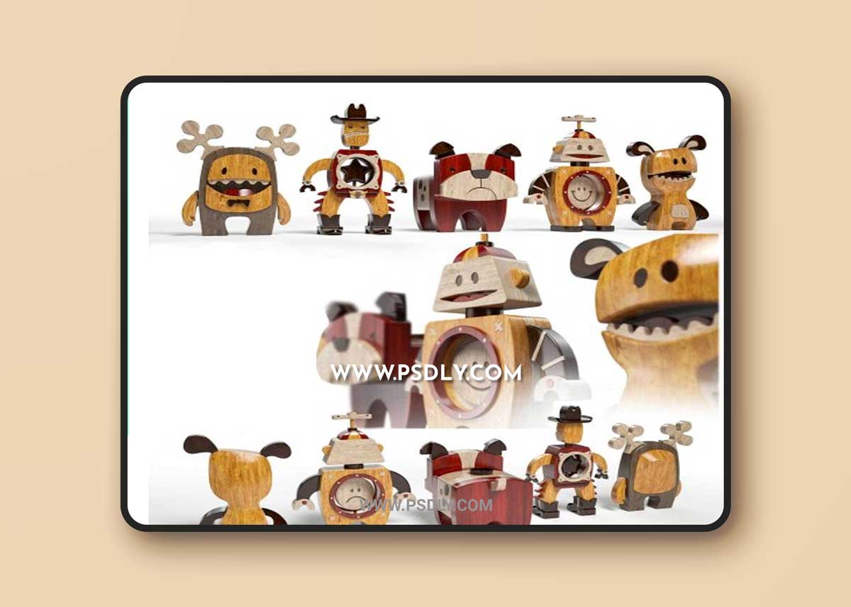 Toys for children 3D Model