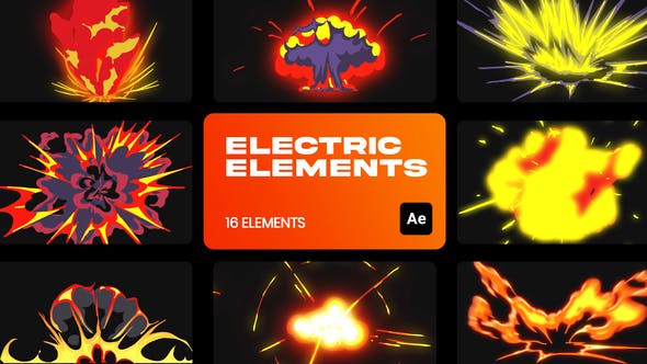 Videohive Cartoon Explosion VFX 36191419