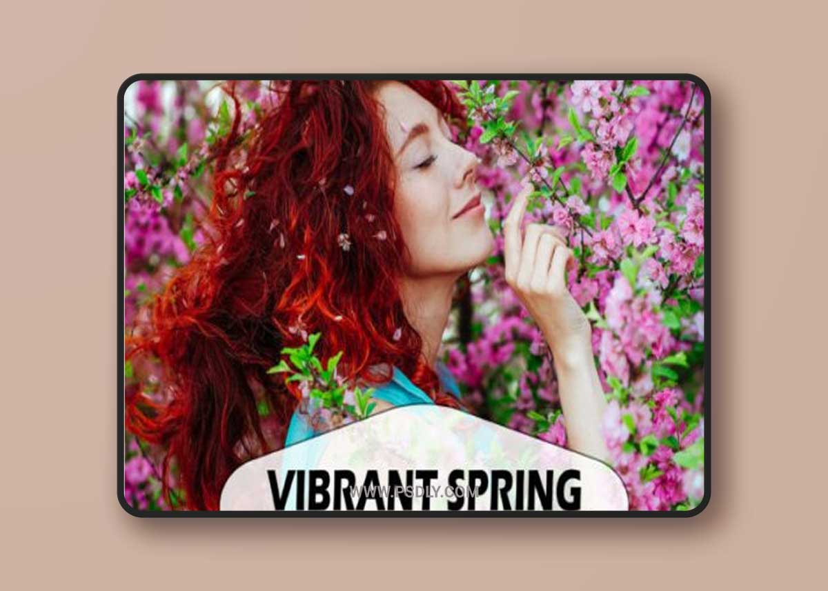 10 Vibrant Spring Photoshop Actions