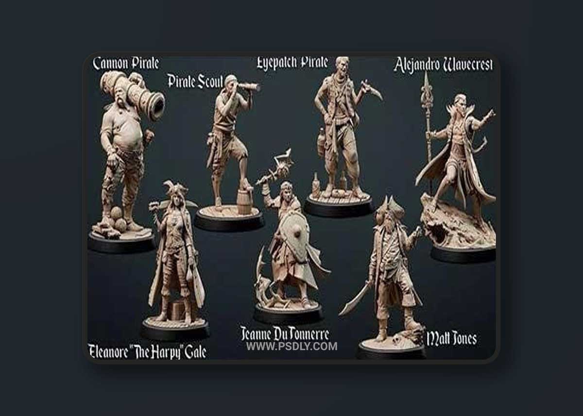 3D Print Models Loot Studios - Ship Ahoy March 2022