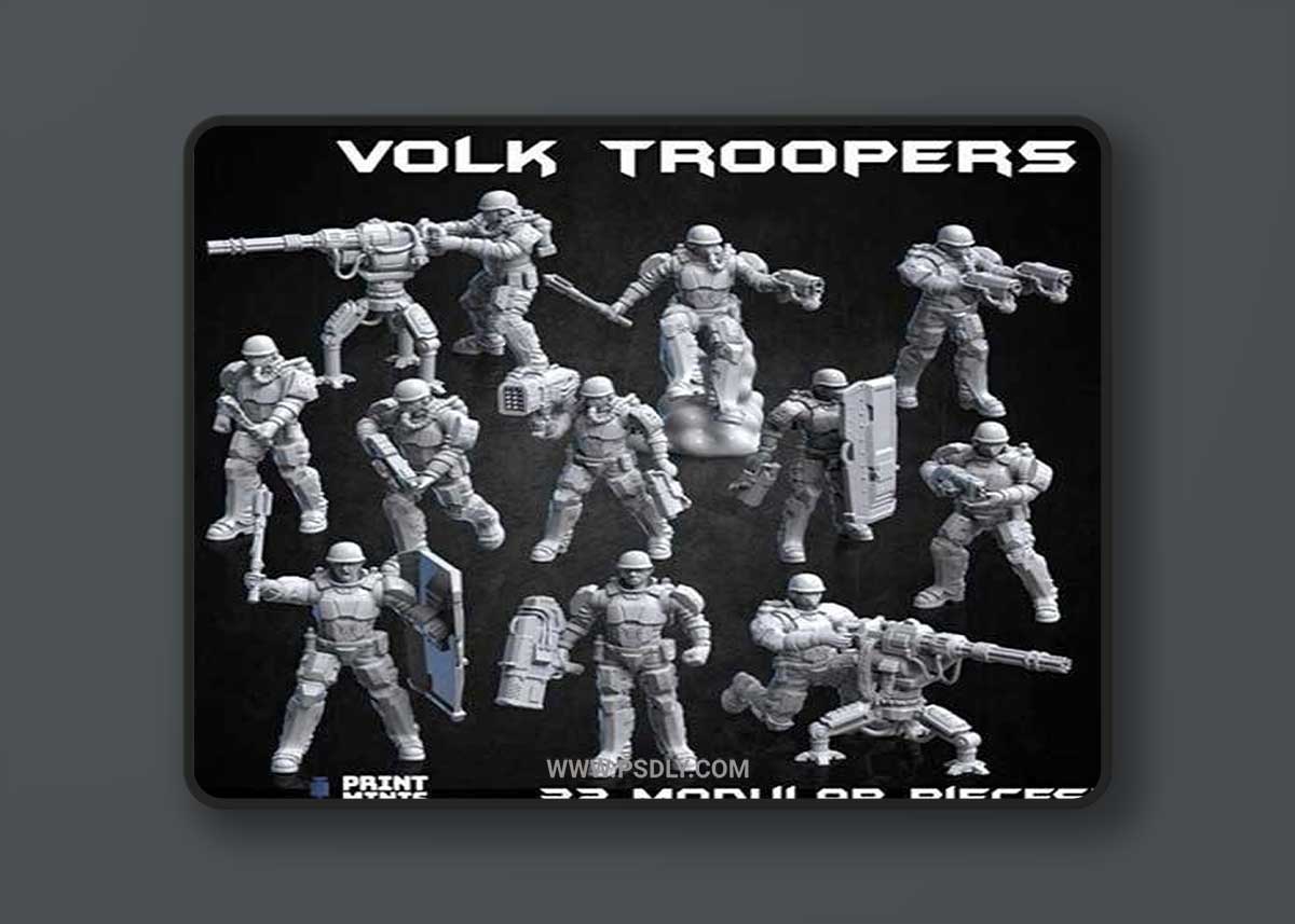 3D Print Models Print Minis August 2021 3D Model