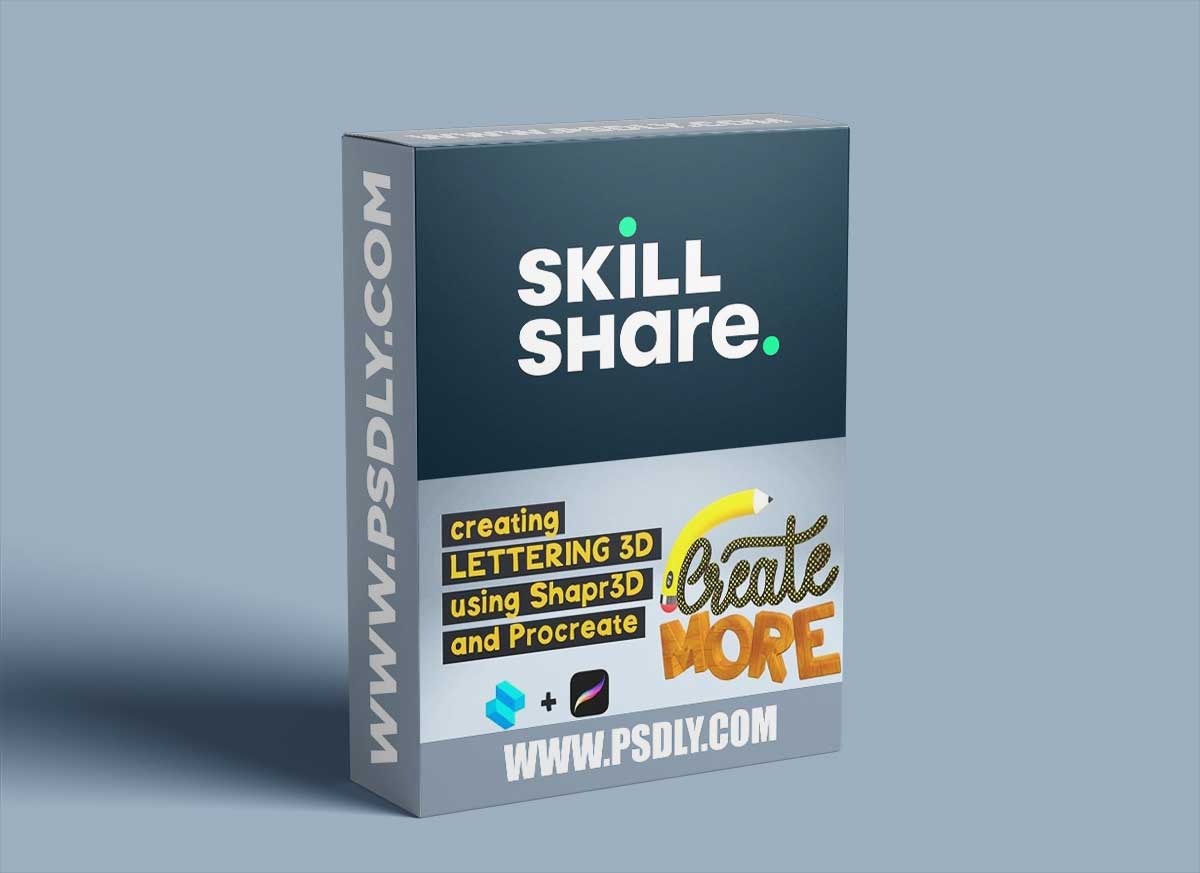 3D lettering modeling using Shapr3D and Procreate