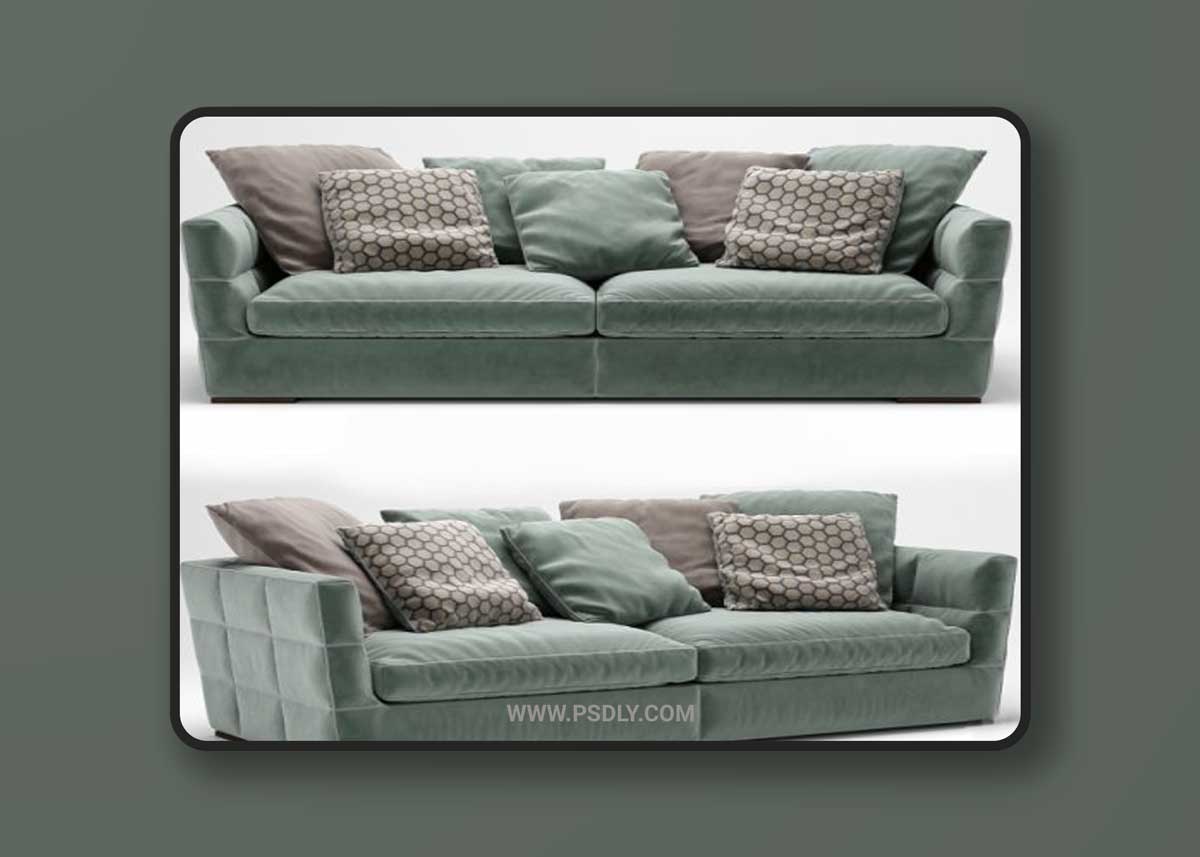 AVANT - Premiere 4-seat sofa by Roche Bobois