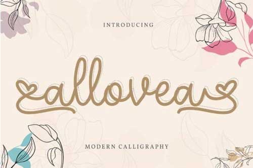 Allovea Font