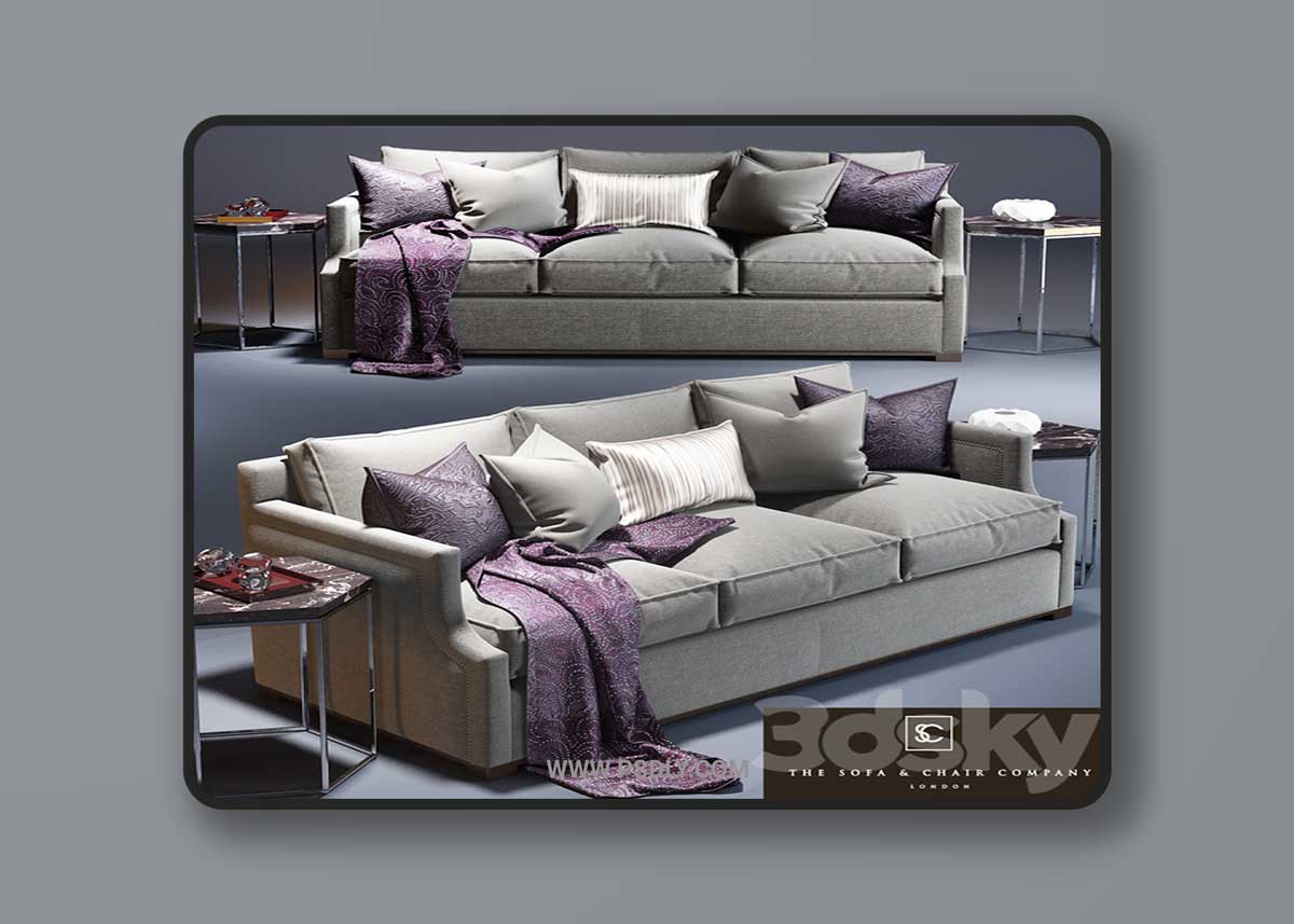 BELVEDERE SOFA_SKELETON SIDE TABLE_The sofa and chair company