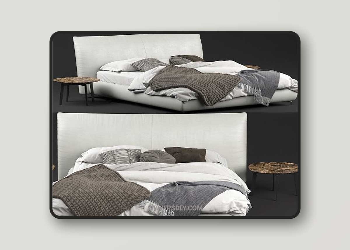 Bed Suite Alivar 3D Model