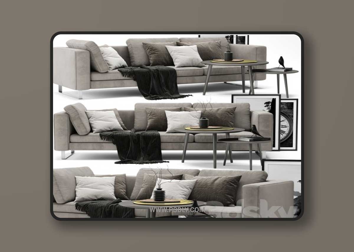 BoConcept Indivi Sofa A 3D Model