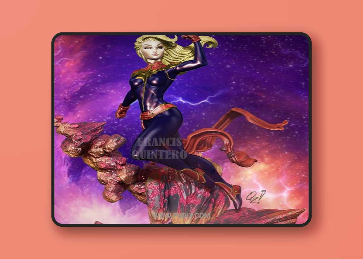 Campbell’s Captain Marvel 3D Model