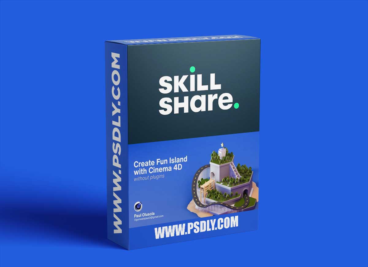 Create a fun 3D island with Cinema 4D