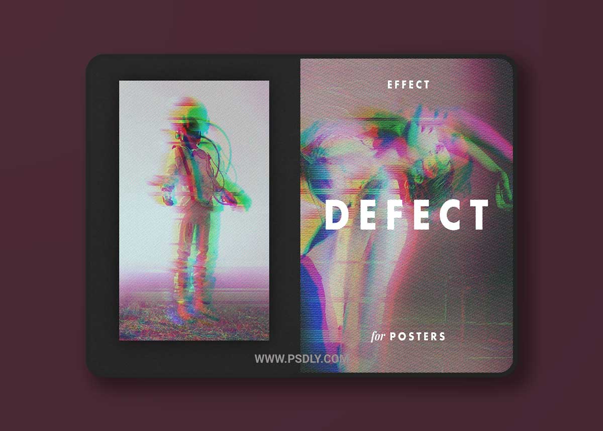 CreativeMarket - Defect Photo Effect for Posters 7021655