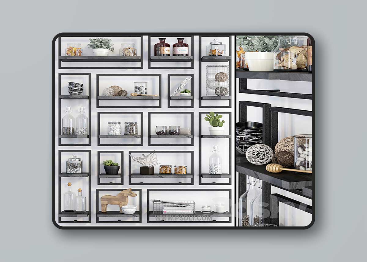 D-Bodhi Shelfmate (BLACK) 3D Model