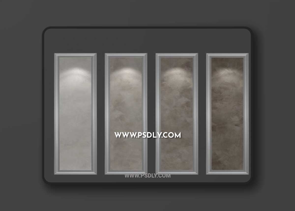 Decorative plaster, single-layer variant 215