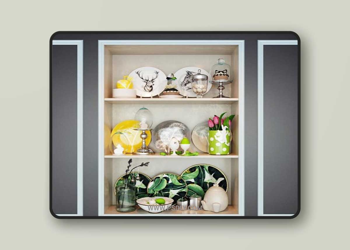 Decorative set 062 3D Model