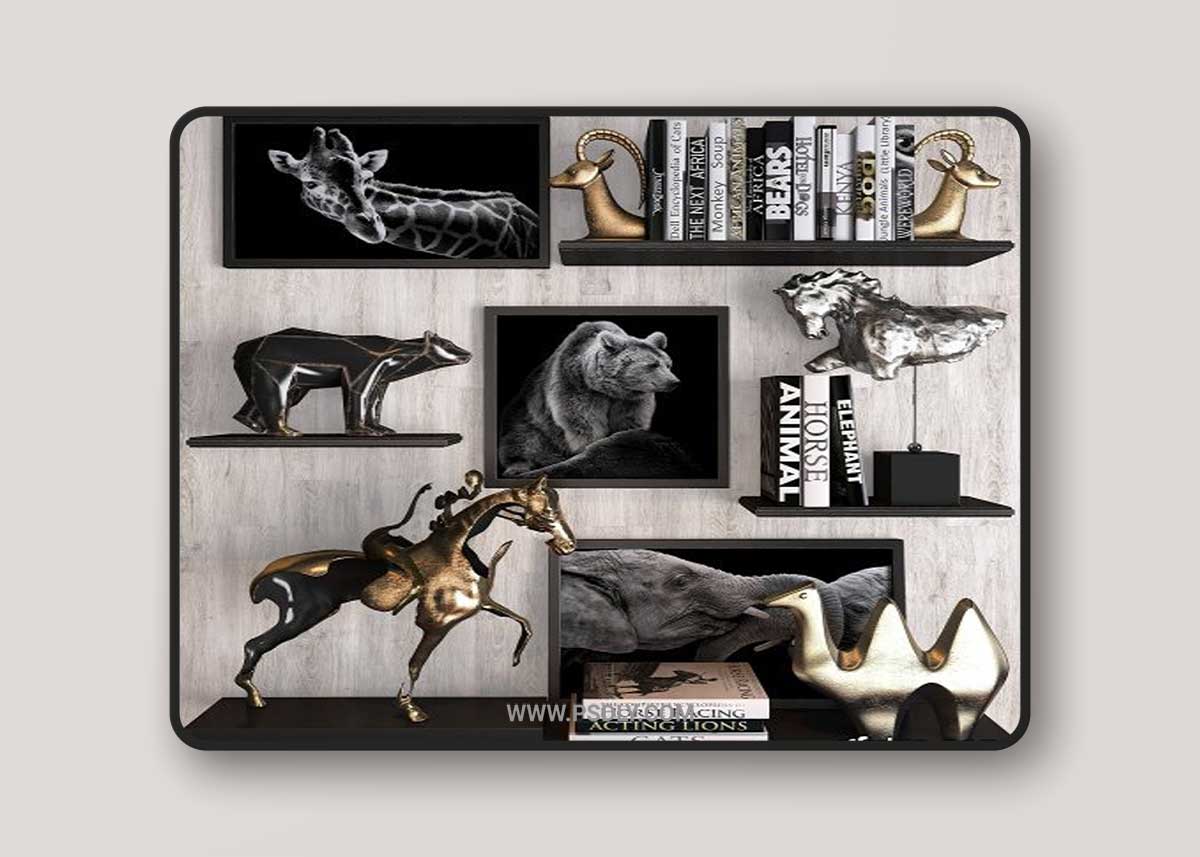 Decorative set 282 3D Model