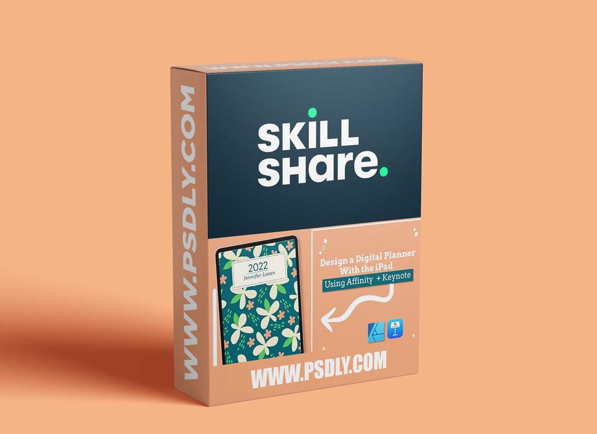 Design a Linked Digital Planner in the Affinity Designer app + Keynote app on the iPad