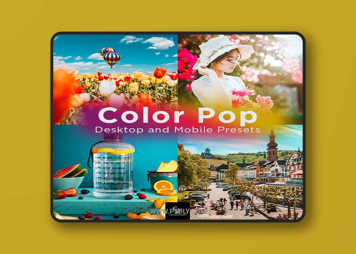 GraphicRiver - 6 Colorful Lightroom Presets 33309431