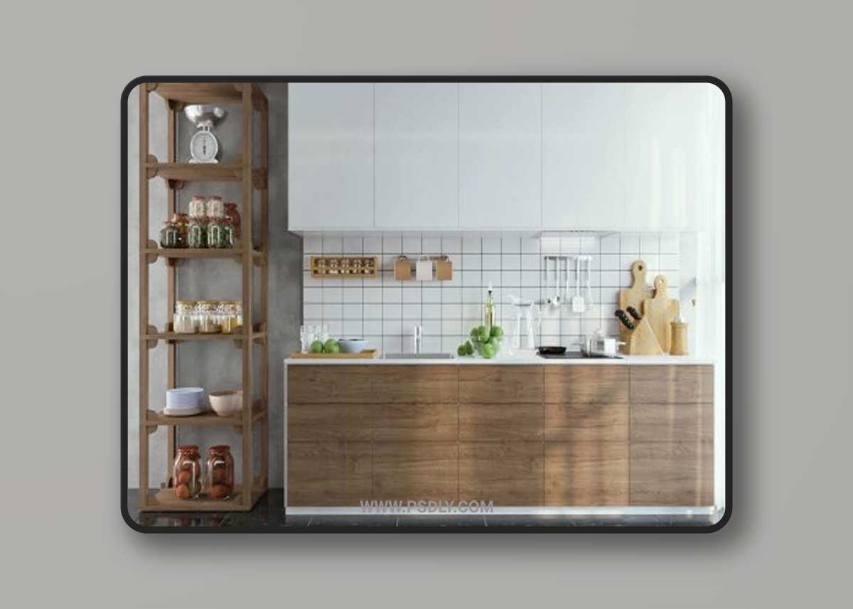 IKEA vokstorp with decor 3D Model