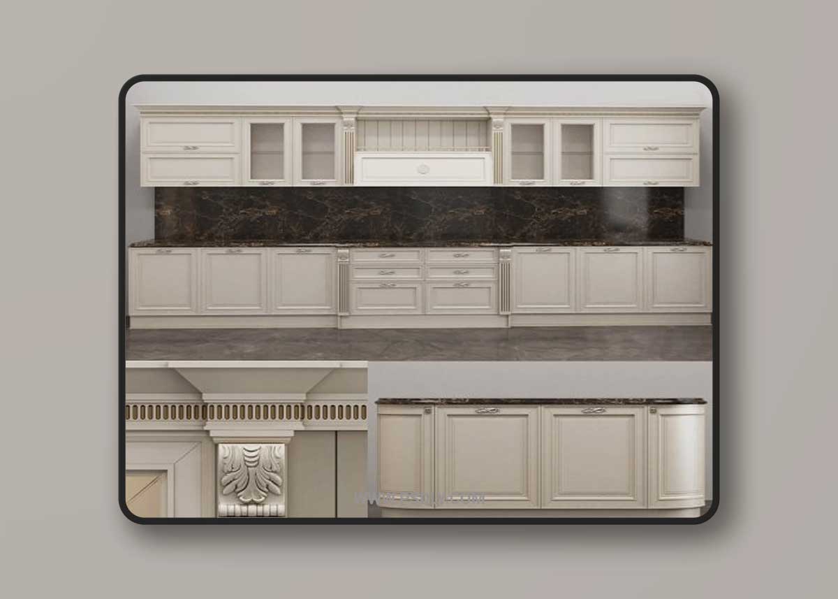 Kitchen Caviar Miton Cucine 3D Model