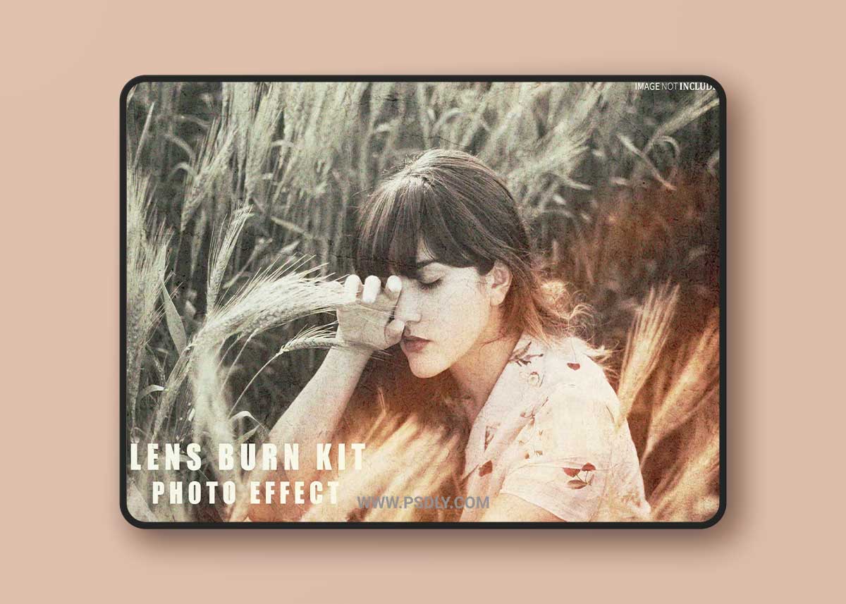 Lens burn kit photo effect