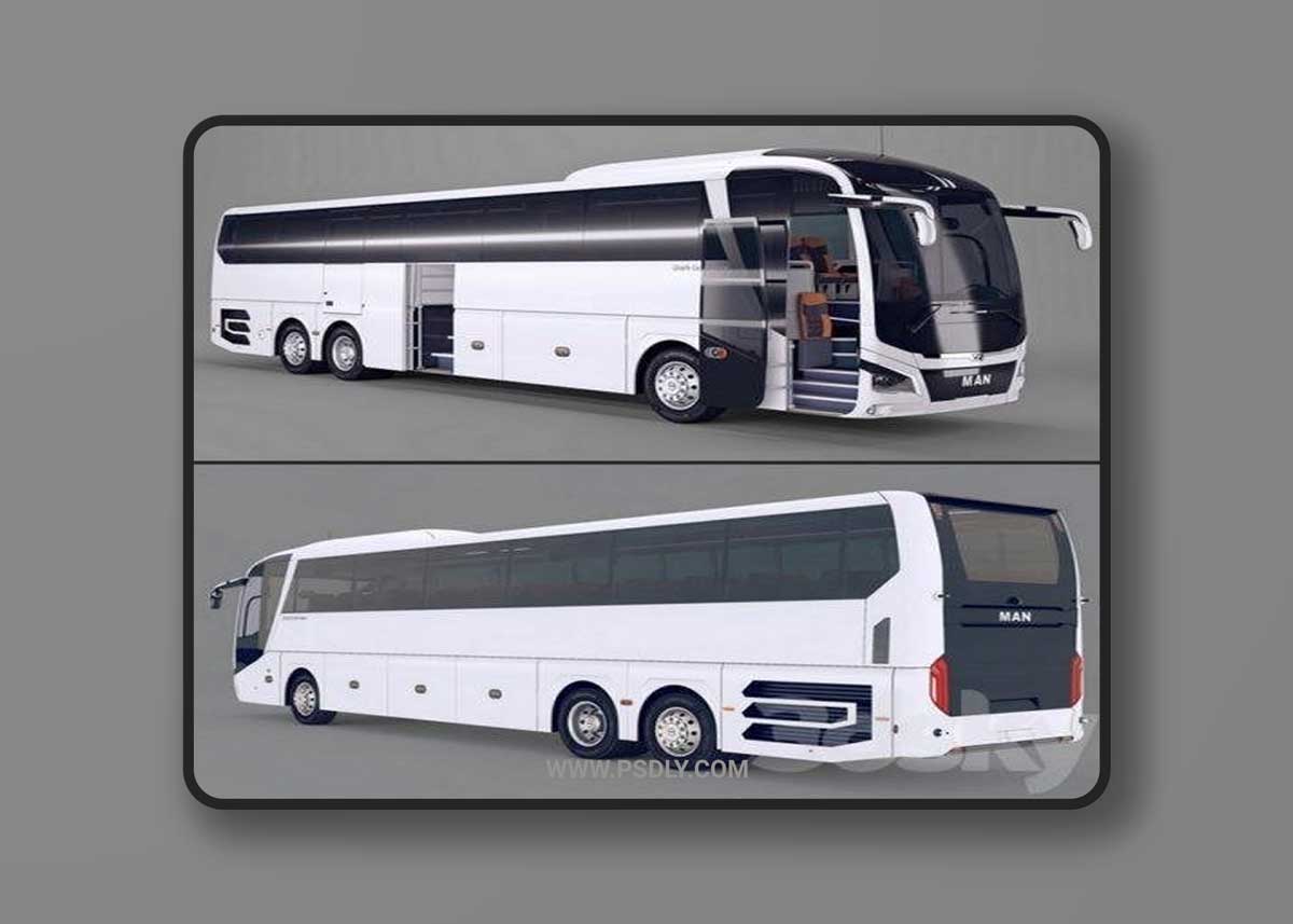 MAN Lion’s coach L R08 2018 3D Model