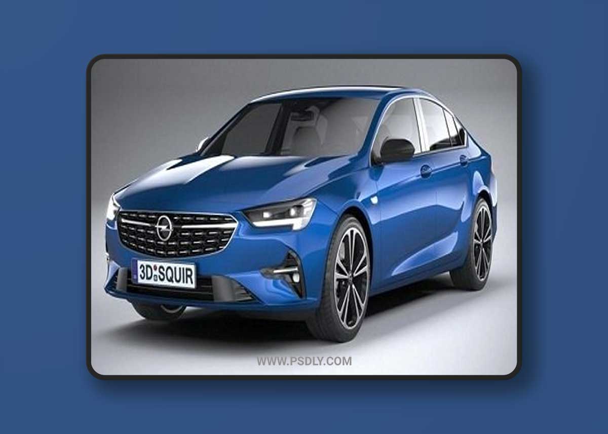 Opel Insignia Grand Sport 2020 3D Model