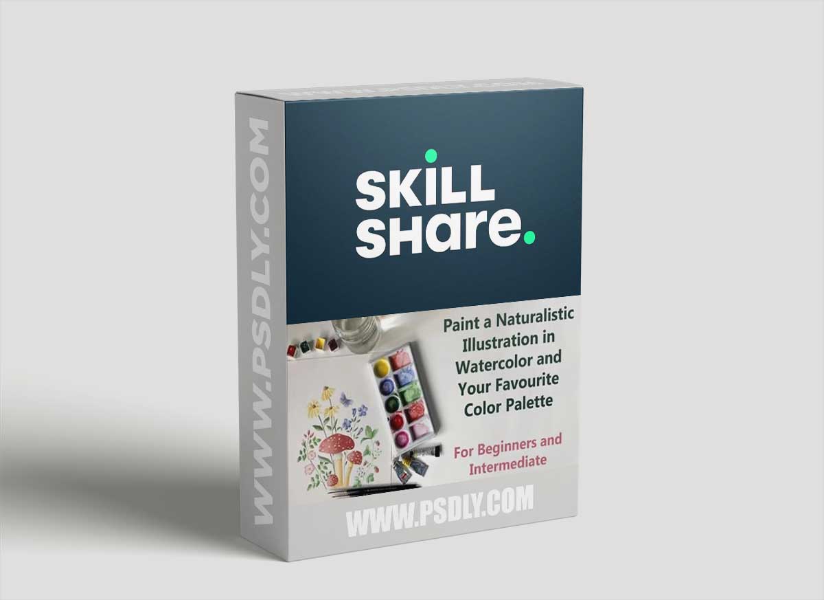 Paint a Naturalistic Illustration in Watercolor and Your Favourite Color Palette 1 Paint a Naturalistic Illustration in Watercolor and Your Favourite Color Palette