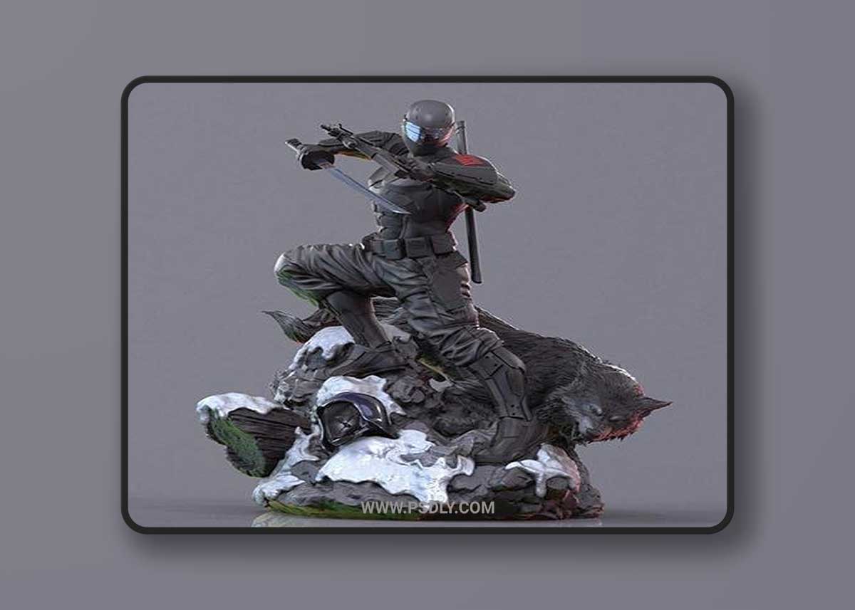 Snake Eyes and Timber 3D Model