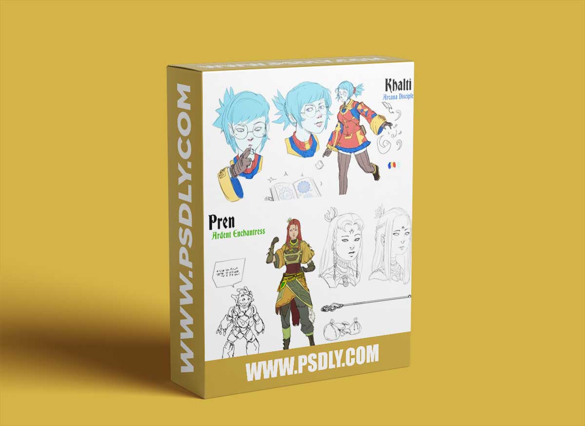 THE CHARACTER DRAWING & DESIGN COURSE