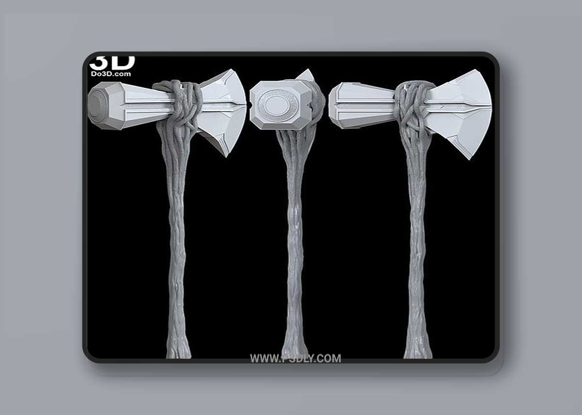 Thor Stormbreaker Axe 3D Model