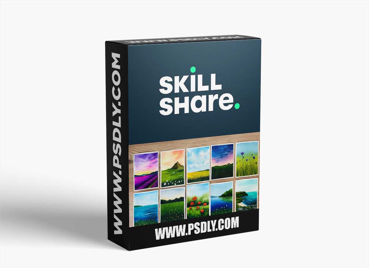 30 Day Watercolor Challenge : Learn to Paint 30 Spring Landscapes with Watercolors