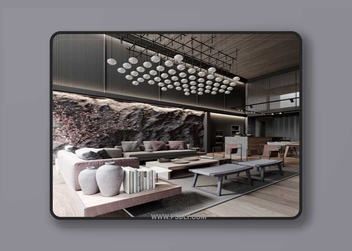 Apartment Interior By Pham Hieu 3D Model