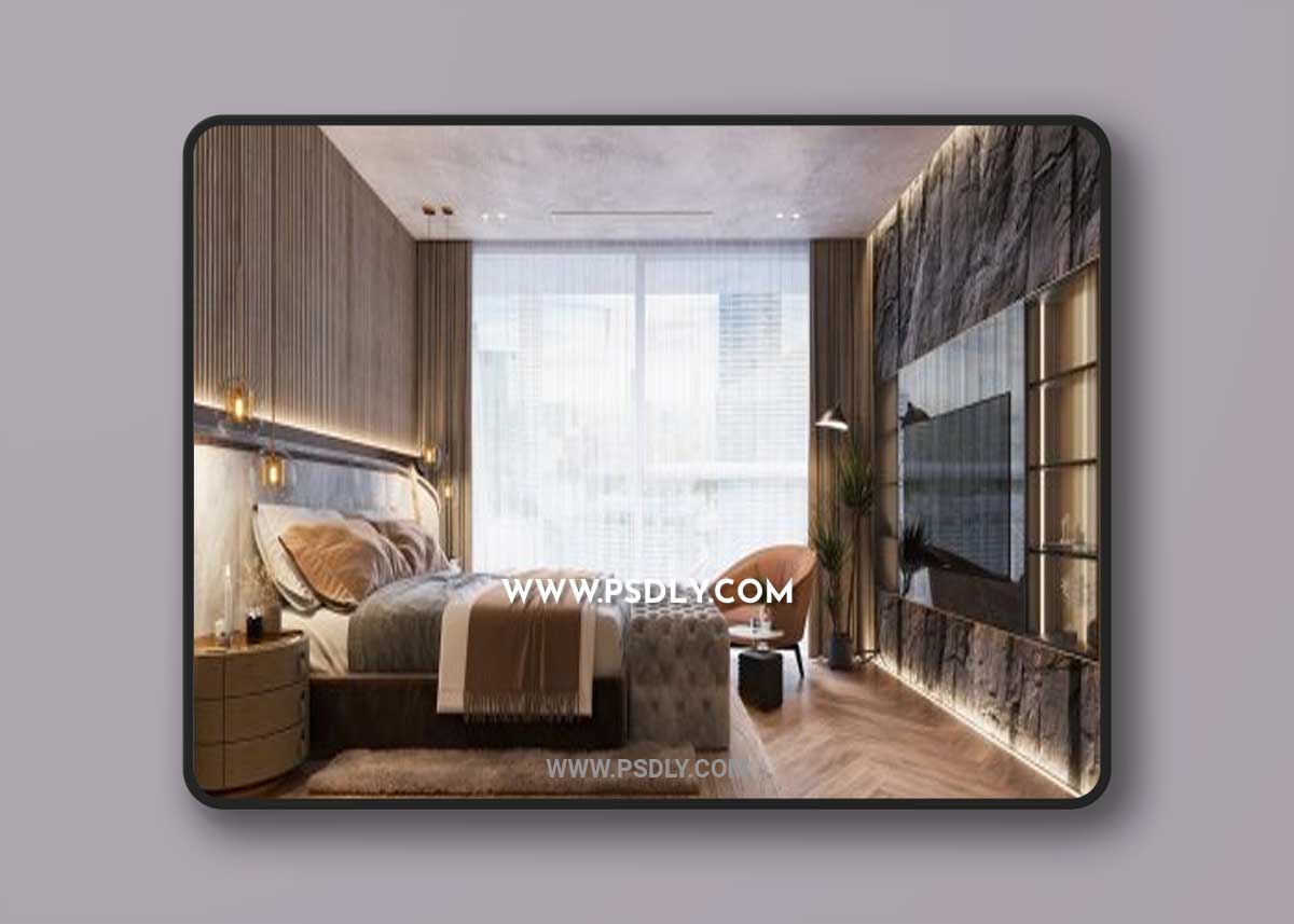 Bedroom Scene 02 by Tuan An 3D Model